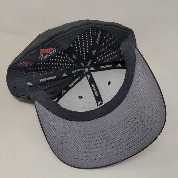 Pacific Headwear Men's Mesh Back Fitted Hat Black Size S-M Style 474F - Picture 6 of 8